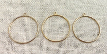 14k Gold Filled Round Drop 25mm