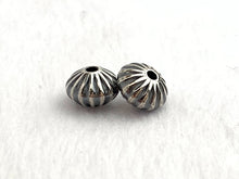 Corrugated Saucer Bead w/1.5mm Hole