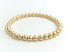 14k Gold Filled Beaded Stretchy Bracelet