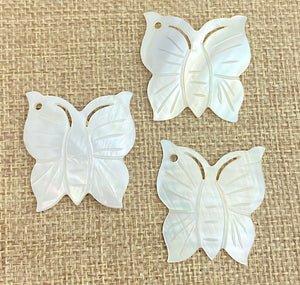 Mother of Pearl Butterfly Charm