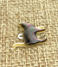 Mother of Pearl Cat Charm