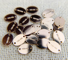 14k Gold Filled Oval Quality Tag