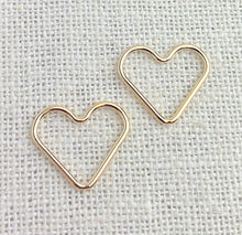 14k Gold Filled Heart Jump Ring CL 1x15.0mm