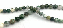 Moss Agate Bead Strand Sku#M2902