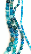 Blue Agate Dyed Bead Strand Sku#M2708