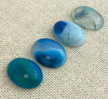Blue Lace Agate Oval Cabochon