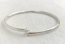 SS Flex Bangle w/6.0mm Cups