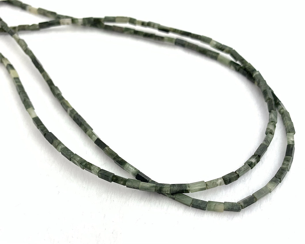 Green Grass Jasper Bead Strand