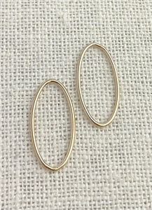 14k Gold Filled Oval Jump Ring CL 19ga