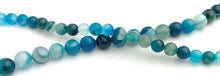Blue Agate Dyed Bead Strand Sku#M2708