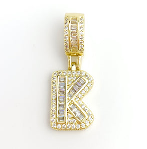 Gold Plated “K” Initial Pendant