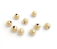 8mm Stardust Stripe Bead