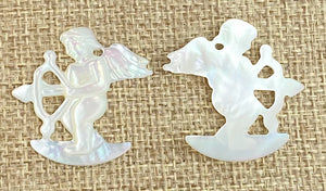 Mother of Pearl Cupid Charm