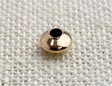 14k GF Saucer Bead 5.5x3.3mm (1.7mm Hole)