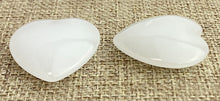 Chalcedony Quartz Heart Charm