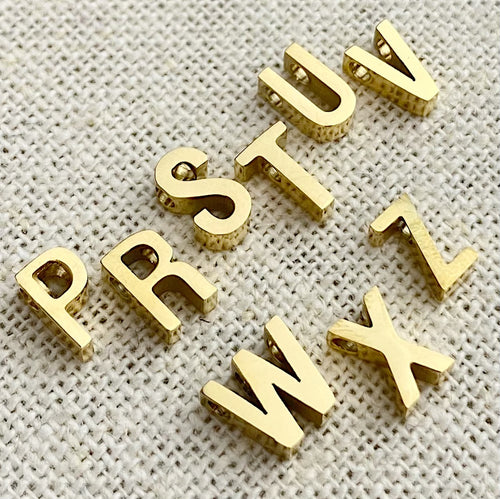 Gold Plated Initial Charms