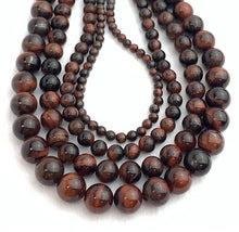 Red Tiger Eye Bead Strand