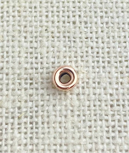 Rose Gold Filled Rondelle 4.0x2.1mm (1.2mm Hole)