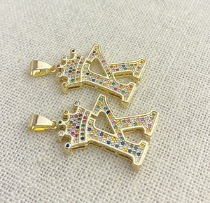 Gold Plated “K” Initial Pendant