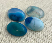 Blue Lace Agate Oval Cabochon