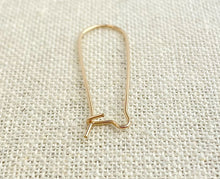 14k GF 35.0mm Kidney Ear Wire (0.76mm)