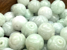 Natural Carved Jade Beads , Sku#A47