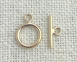 14k GF 9mm Ring Toggle Set (1.3mm wire)