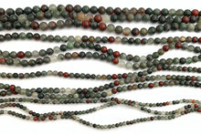 African Bloodstone Bead Strand