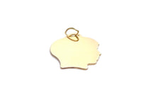 14KGF Silhoutte Charm 2191-C