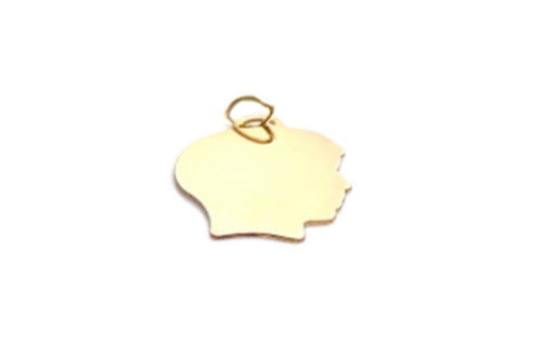 14KGF Silhoutte Charm 2191-C