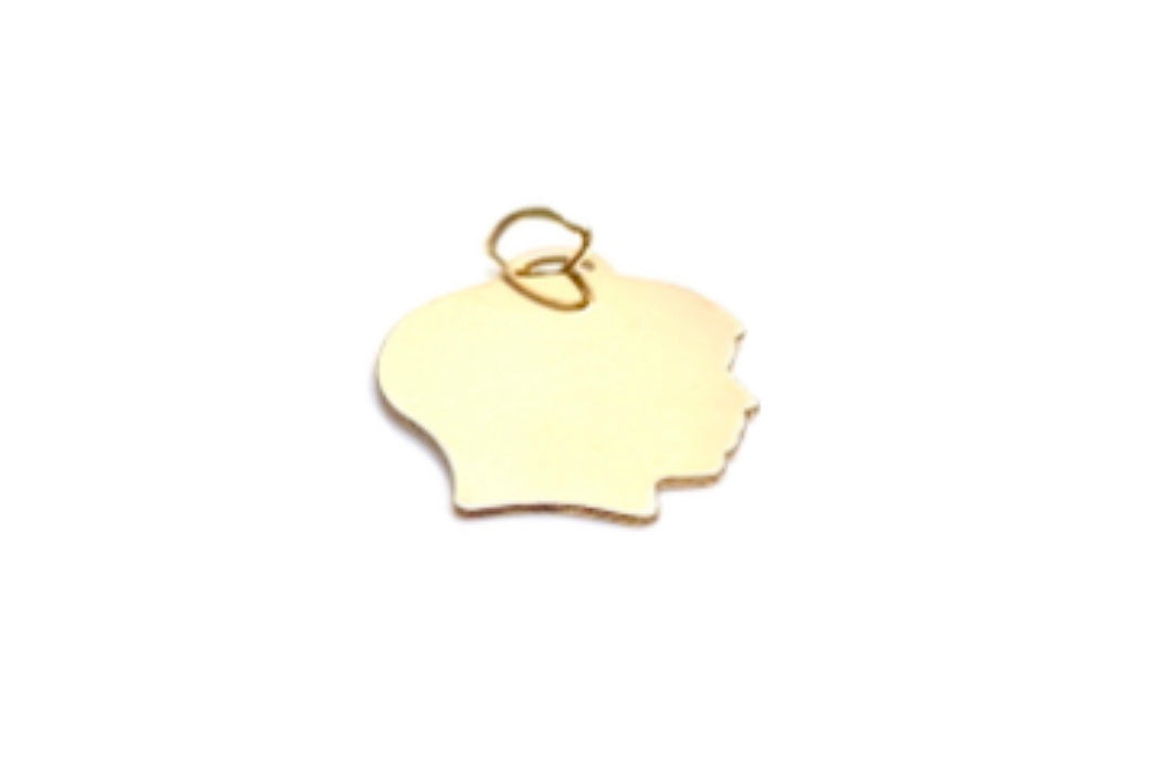 14KGF Silhoutte Charm 2191-C