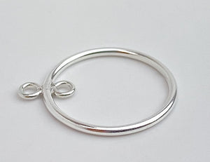 Round Drop w/Closed Jump Ring  In&Out