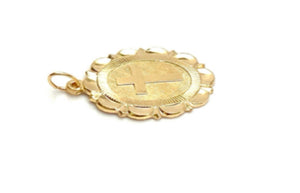 14KGF Oval Cross 2644-C