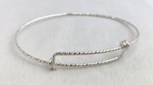 SS Adjustable Sparkle Bangle