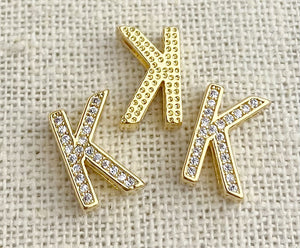 Gold Plated “K” Initial Charm