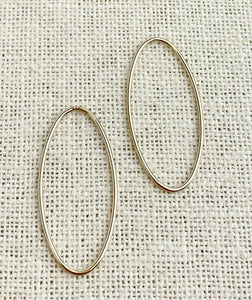 14k Gold Filled Oval Jump Ring 19ga 0.89x30x15mm CL