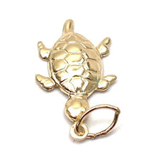 14K solid gold turtle charm, SKU#198C