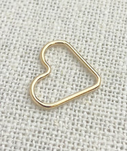 14k Gold Filled Heart Jump Ring CL 1x15.0mm