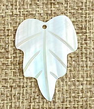 Mother of Pearl Leaf Charm