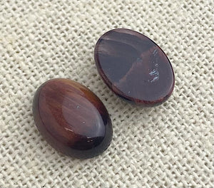 Red Tiger Eye Oval Cabochon