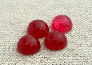 Ruby Circle Cabochon
