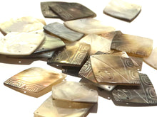 Carved Mother Of Pearl, Diamond MOP, Sku#M3031