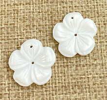 Mother of Pearl Flower Charm Sku#M66
