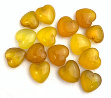 Yellow Quartz Heart Charm Sku#M2195