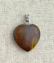 Tiger Eye Heart Pendant