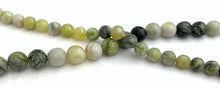 Blue & White Jade Bead Strand Sku#M2885