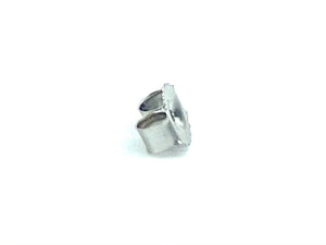 14K White Ear Nut Light, Sku#12/27/1806
