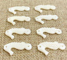 Mother of Pearl Seahorse Charm