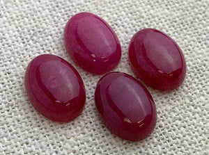 Ruby Oval Cabochon