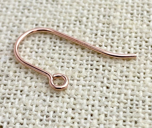 14k RGF French Ear Wire .030” (0.76mm)